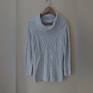 Motherhood Maternity Cowl Neck Knit Sweater